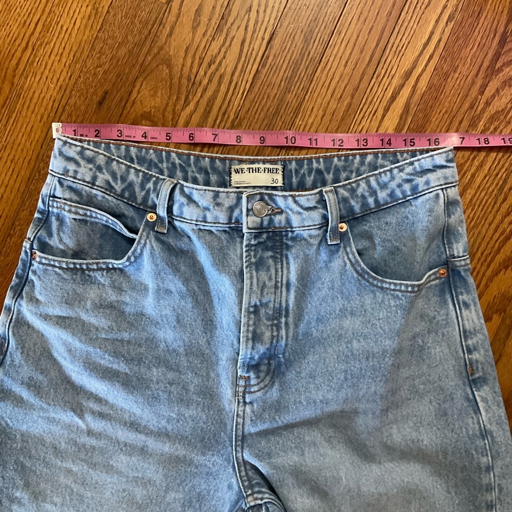 We The Free Deep Trance Dropped Boyfriend Jeans Sz 30 - Picture 10 of 13
